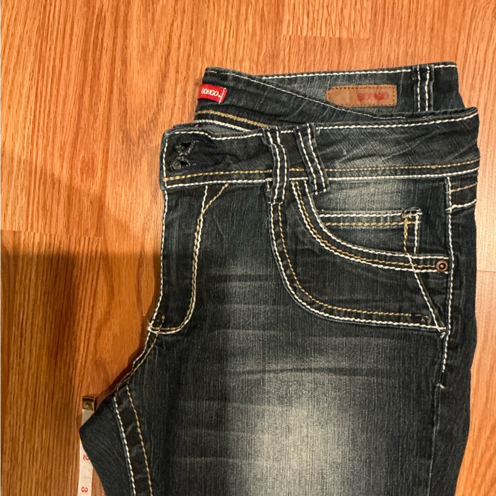 BONGO Dark Blue Straight Leg Jeans